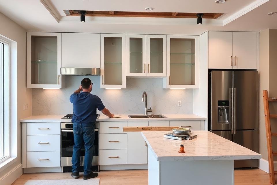 Kitchen remodeling project